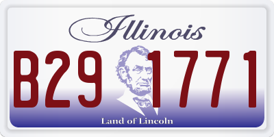 IL license plate B291771