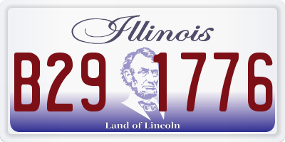 IL license plate B291776