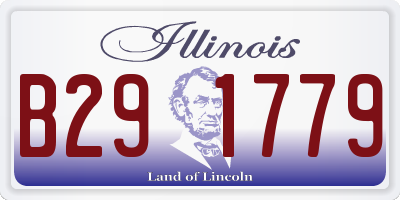 IL license plate B291779