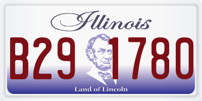IL license plate B291780