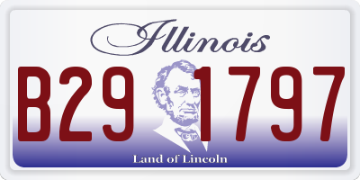 IL license plate B291797