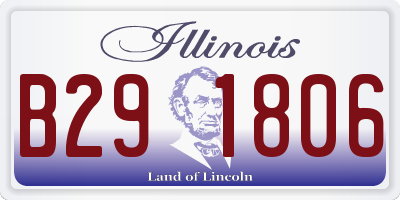 IL license plate B291806
