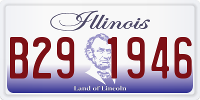 IL license plate B291946