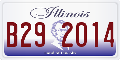 IL license plate B292014