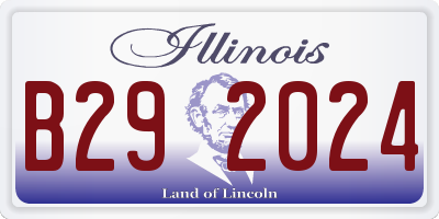 IL license plate B292024