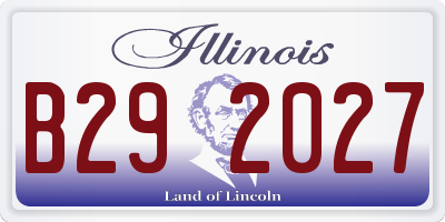 IL license plate B292027
