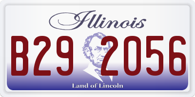 IL license plate B292056