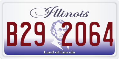 IL license plate B292064