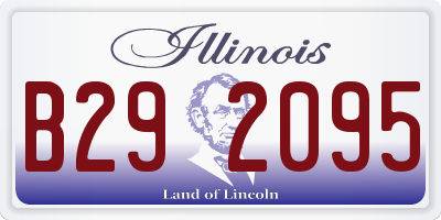 IL license plate B292095