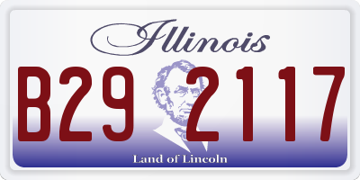 IL license plate B292117