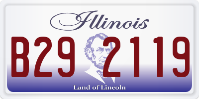 IL license plate B292119