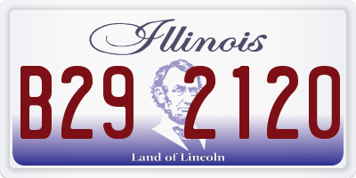 IL license plate B292120