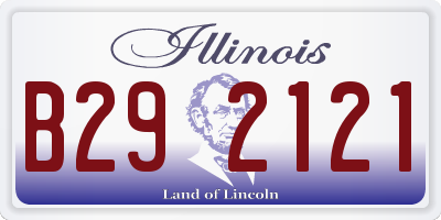 IL license plate B292121