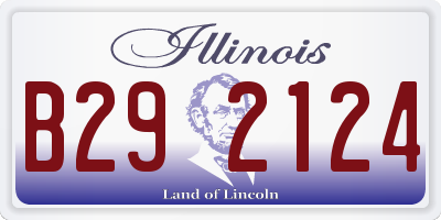IL license plate B292124