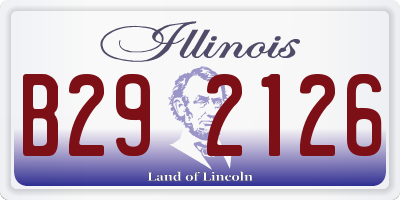 IL license plate B292126