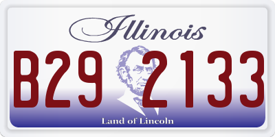 IL license plate B292133