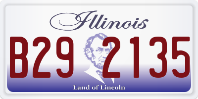 IL license plate B292135