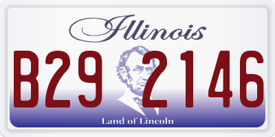 IL license plate B292146