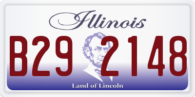 IL license plate B292148