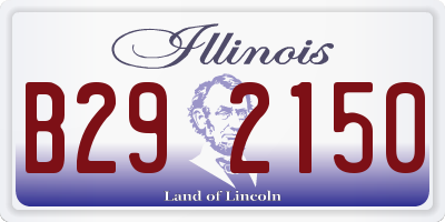 IL license plate B292150