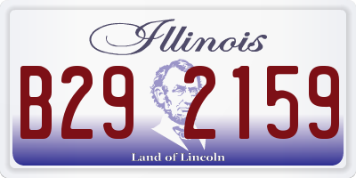 IL license plate B292159