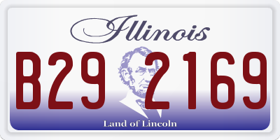 IL license plate B292169
