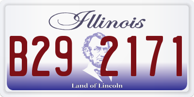 IL license plate B292171