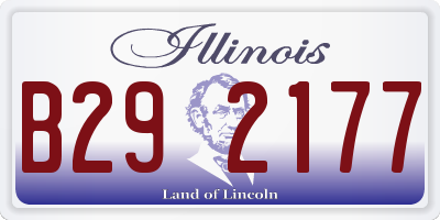 IL license plate B292177
