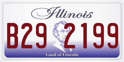 IL license plate B292199