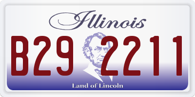IL license plate B292211