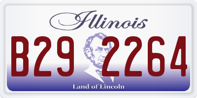 IL license plate B292264