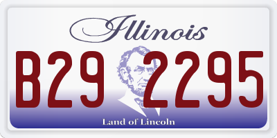 IL license plate B292295
