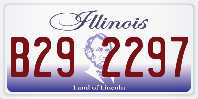 IL license plate B292297