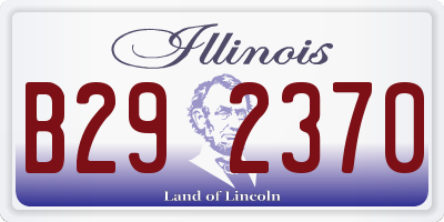 IL license plate B292370