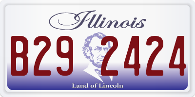IL license plate B292424