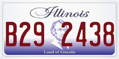 IL license plate B292438