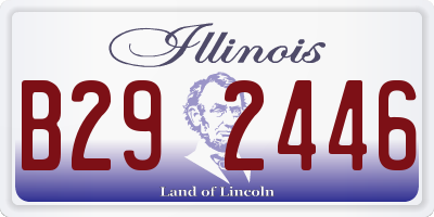 IL license plate B292446