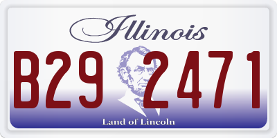 IL license plate B292471