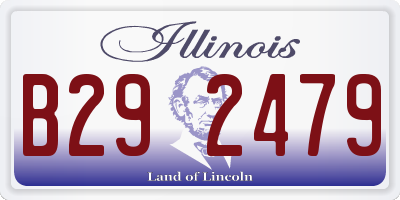 IL license plate B292479