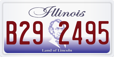 IL license plate B292495