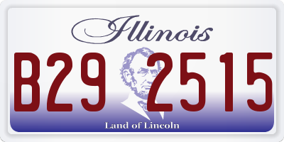 IL license plate B292515