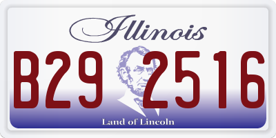 IL license plate B292516