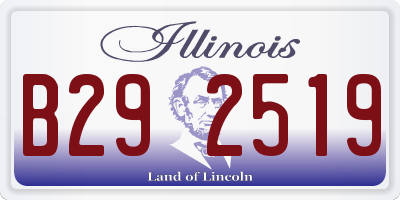 IL license plate B292519