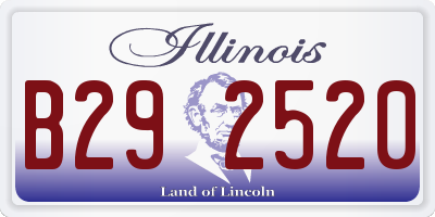 IL license plate B292520