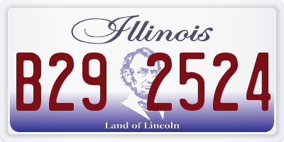 IL license plate B292524