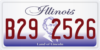 IL license plate B292526