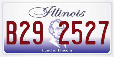 IL license plate B292527