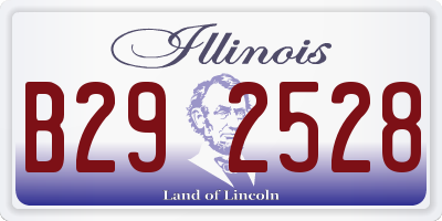 IL license plate B292528