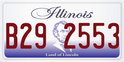 IL license plate B292553