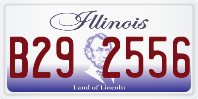 IL license plate B292556